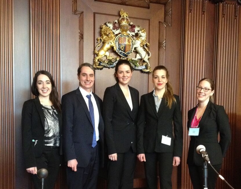 Photo (l to r): Janelle Souter, Keith Barron, Katherine Oram, Janelle Souter, Alanna Carlson and Anna Singer (coach)