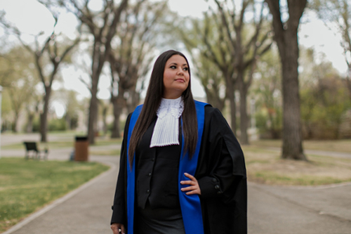 Photo of Judge Lua Gibb in judges' robes