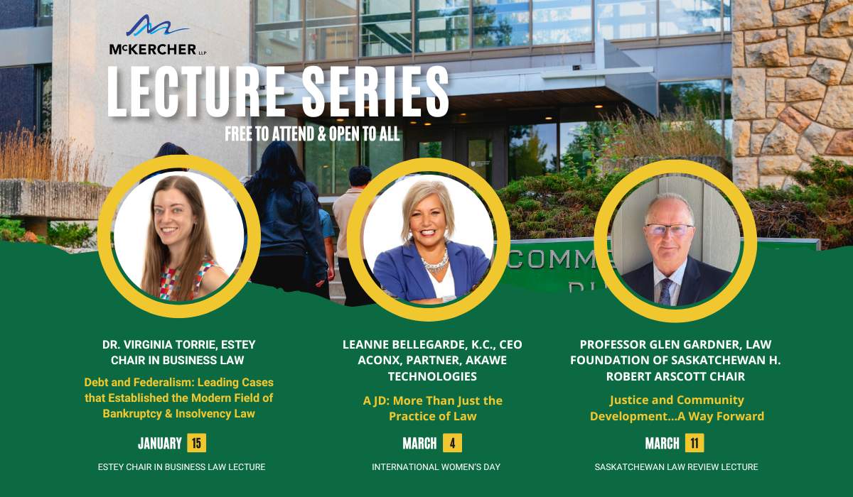 2024 McKercher Lecture Series at the College of Law