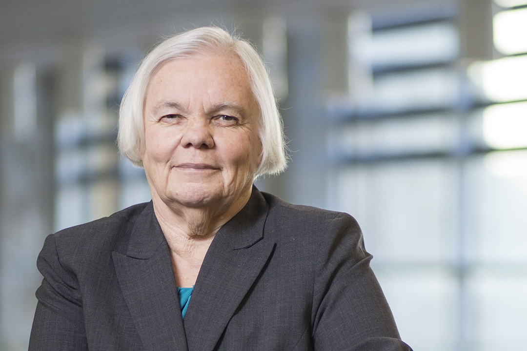 University Secretary and College of Law Professor Dr. Beth Bilson (PhD) has spent 40 years working at the University of Saskatchewan. (Photo: David Stobbe)